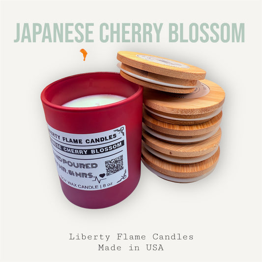 JAPANESE CHERRY BLOSSOM - 10oz GLASS JAR