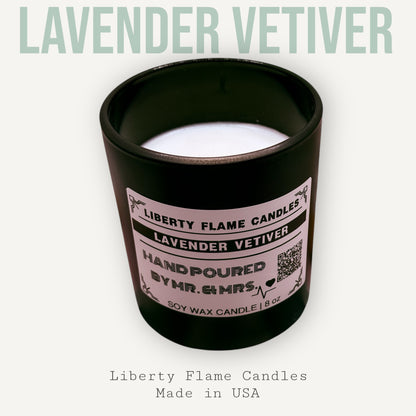LAVENDER VETIVER - 10oz GLASS JAR