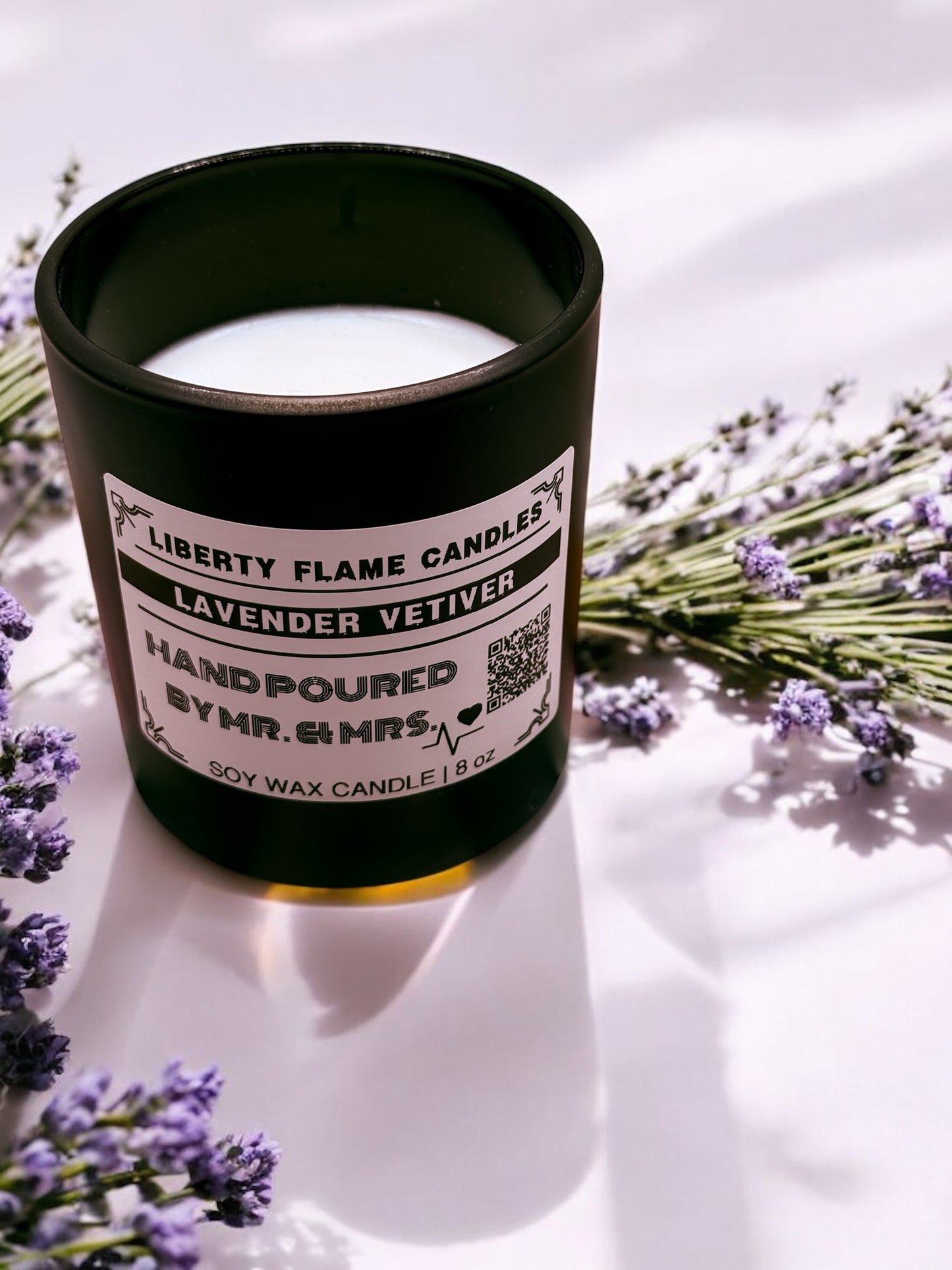 LAVENDER VETIVER - 10oz GLASS JAR