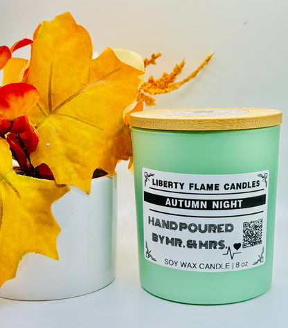 AUTUMN NIGHT - 10oz GLASS JAR