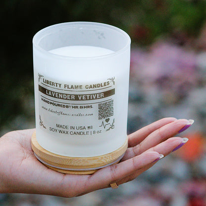 LAVENDER VETIVER - 10oz GLASS JAR