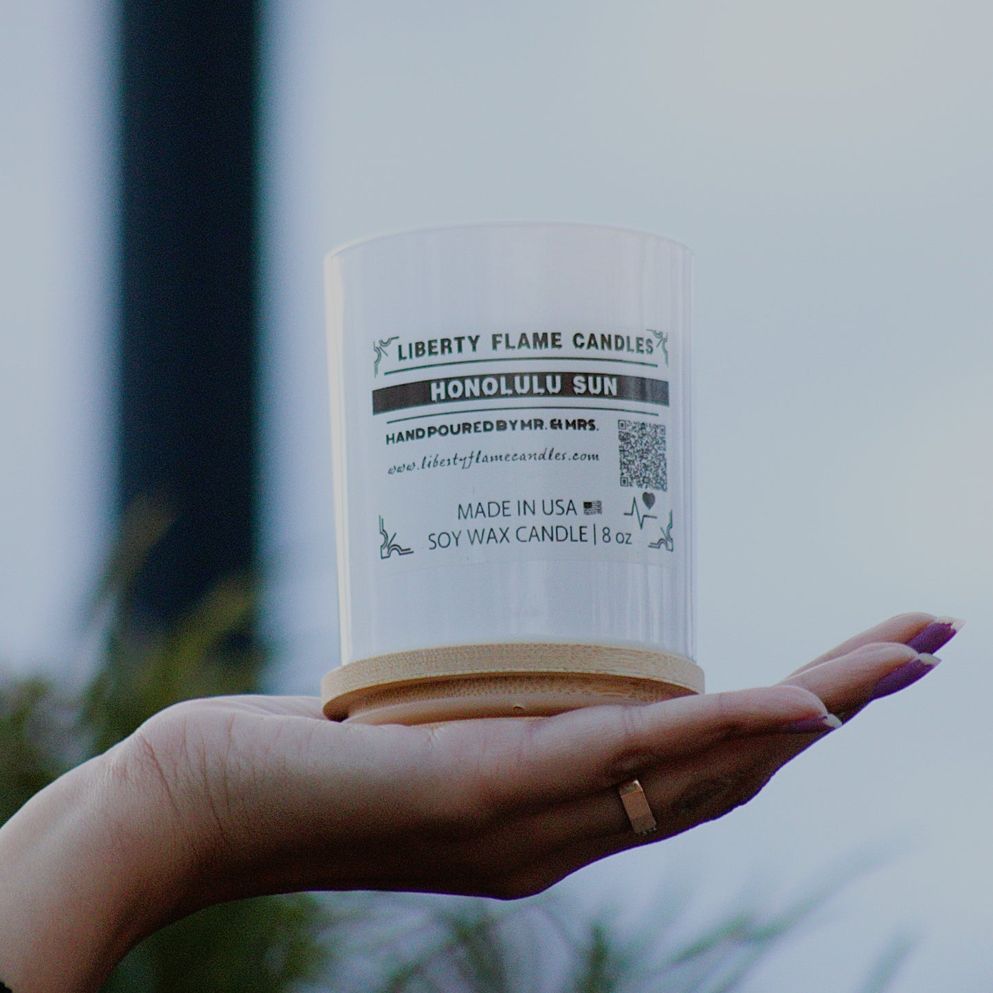 HONOLULU SUN - 10oz GLASS JAR